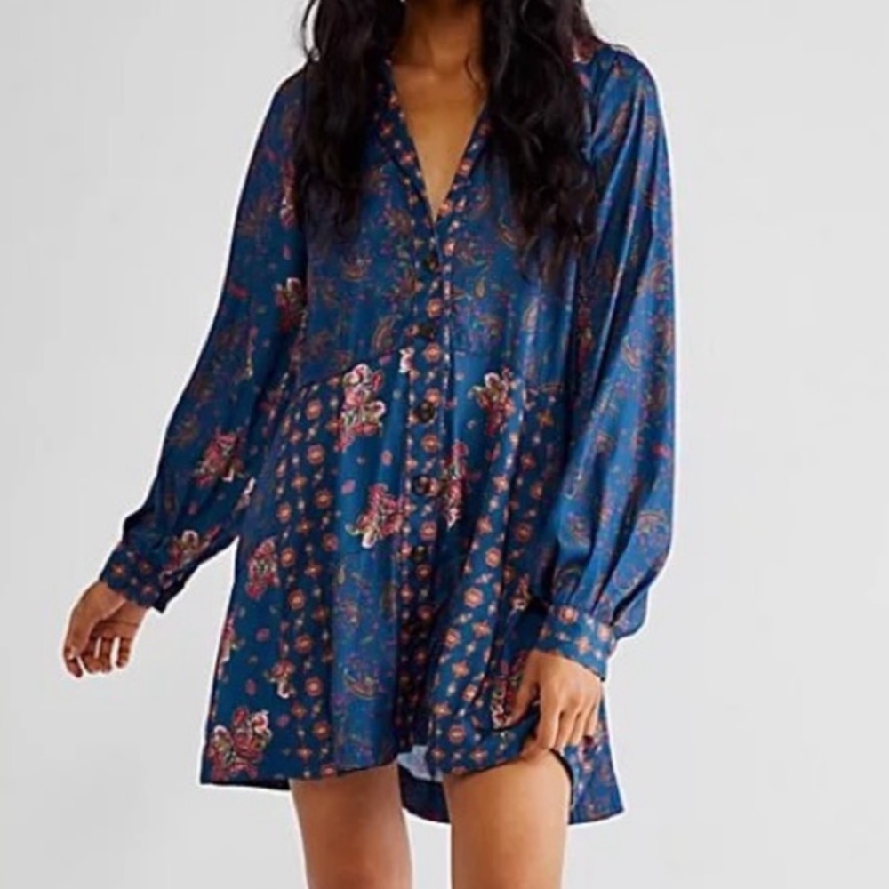 Free People silk dress